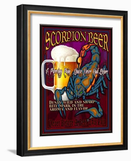 Scorpion Beer-Nomi Saki-Framed Giclee Print