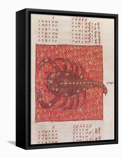 Scorpius Constellation, Zodiac Sign, Ptolemy-Science Source-Framed Premier Image Canvas