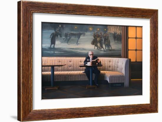 Scorsese at the Plaza, 2014-Max Ferguson-Framed Giclee Print