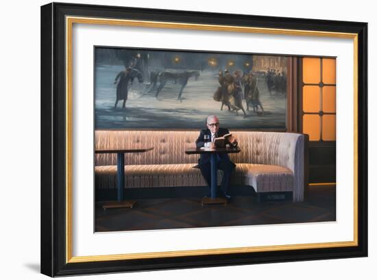 Scorsese at the Plaza, 2014-Max Ferguson-Framed Giclee Print