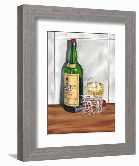 Scotch on the Rocks I-Jennifer Goldberger-Framed Art Print