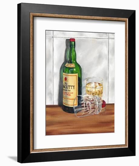 Scotch on the Rocks I-Jennifer Goldberger-Framed Art Print