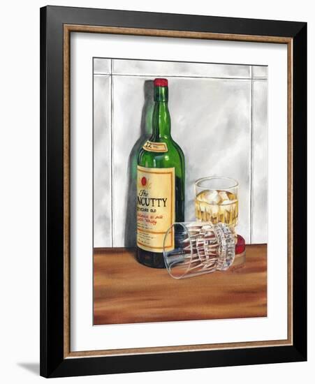 Scotch on the Rocks I-Jennifer Goldberger-Framed Art Print