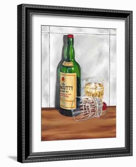 Scotch on the Rocks I-Jennifer Goldberger-Framed Art Print