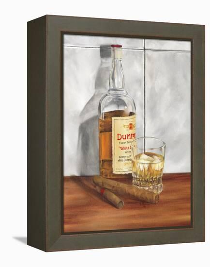 Scotch on the Rocks II-Jennifer Goldberger-Framed Stretched Canvas