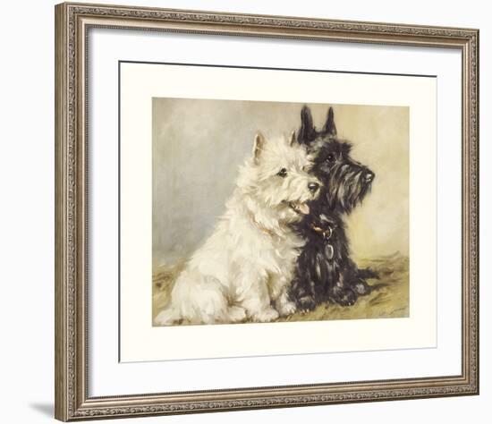 Scotch Terriers-Mac-Framed Premium Giclee Print