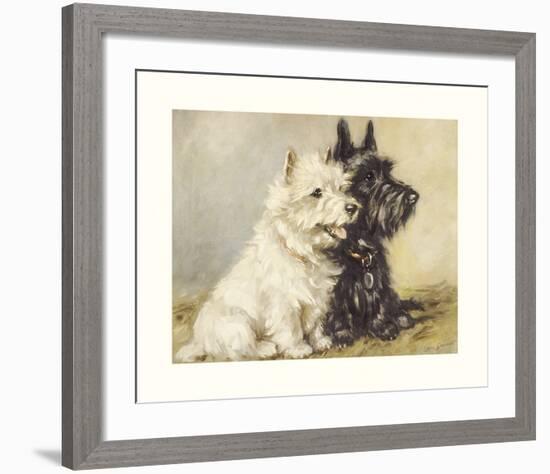 Scotch Terriers-Mac-Framed Premium Giclee Print