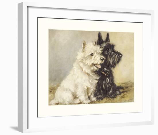 Scotch Terriers-Mac-Framed Premium Giclee Print