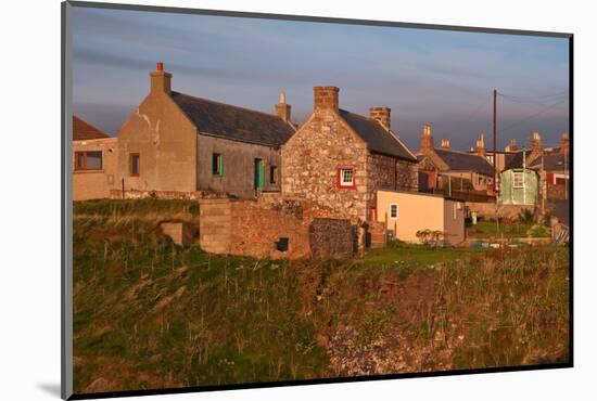 Scotland, Buchan Ness, Houses-Thomas Ebelt-Mounted Photographic Print