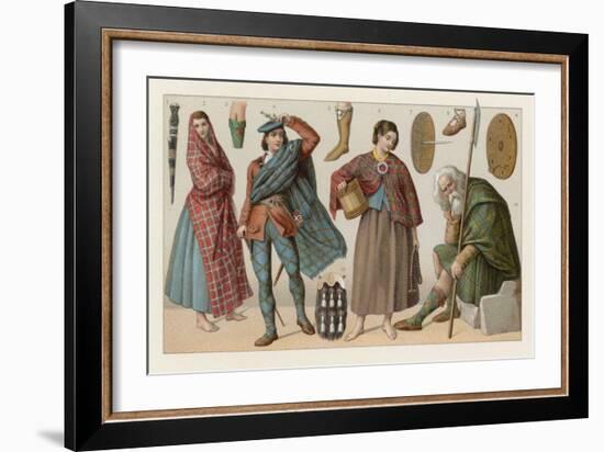 Scotland Costume-French School-Framed Giclee Print