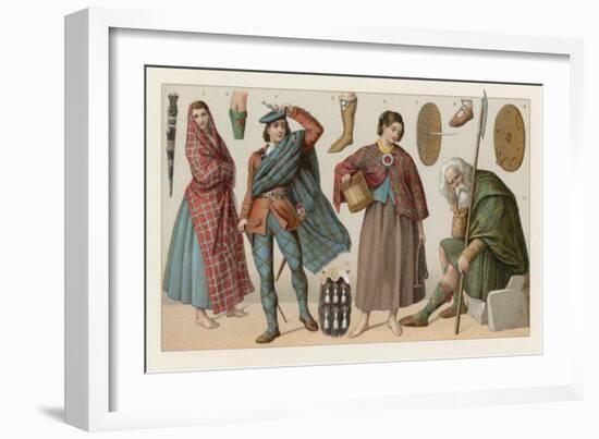 Scotland Costume-French School-Framed Giclee Print