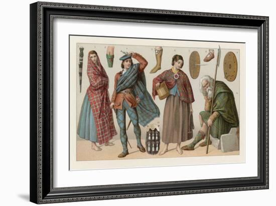 Scotland Costume-French School-Framed Giclee Print