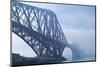 Scotland, Edinburgh, Forth Bridge, Fog-Thomas Ebelt-Mounted Photographic Print