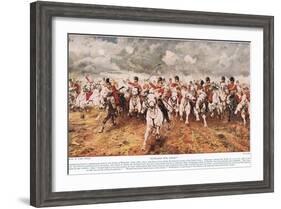 Scotland for Ever, Illustration from 'Hutchinson's History of the Nations'-Lady Butler-Framed Giclee Print