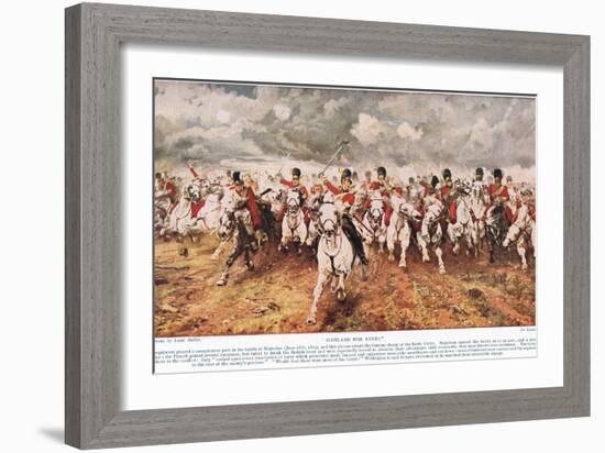 Scotland for Ever, Illustration from 'Hutchinson's History of the Nations'-Lady Butler-Framed Giclee Print