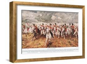 Scotland for Ever, Illustration from 'Hutchinson's History of the Nations'-Lady Butler-Framed Giclee Print