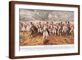 Scotland for Ever, Illustration from 'Hutchinson's History of the Nations'-Lady Butler-Framed Giclee Print