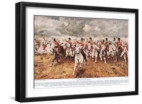 Scotland for Ever, Illustration from 'Hutchinson's History of the Nations'-Lady Butler-Framed Giclee Print