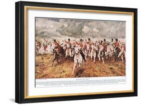 Scotland for Ever, Illustration from 'Hutchinson's History of the Nations'-Lady Butler-Framed Giclee Print