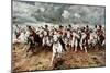 Scotland for Ever, the Charge of the Scots Greys at Waterloo, 18 June 1815-Elizabeth Butler-Mounted Giclee Print