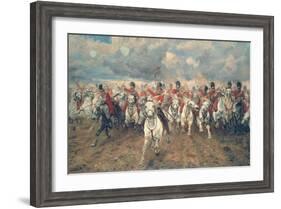 Scotland for Ever!-Lady Butler-Framed Art Print