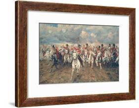 Scotland for Ever!-Lady Butler-Framed Art Print