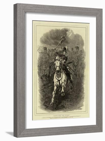Scotland for Ever!-Lady Butler-Framed Giclee Print