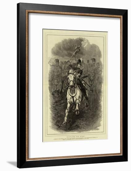 Scotland for Ever!-Lady Butler-Framed Giclee Print