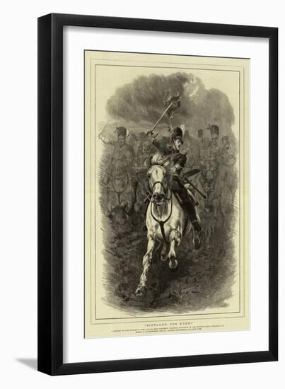 Scotland for Ever!-Lady Butler-Framed Giclee Print