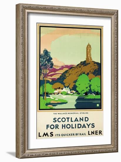 Scotland for Holidays, Poster Advertising British Railways-null-Framed Giclee Print