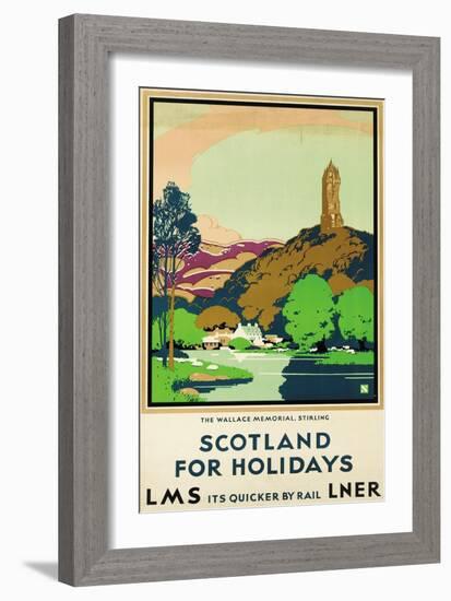 Scotland for Holidays, Poster Advertising British Railways-null-Framed Giclee Print