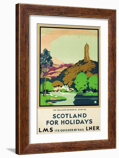 Scotland for Holidays, Poster Advertising British Railways-null-Framed Giclee Print