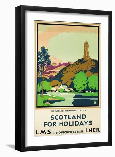 Scotland for Holidays, Poster Advertising British Railways-null-Framed Giclee Print