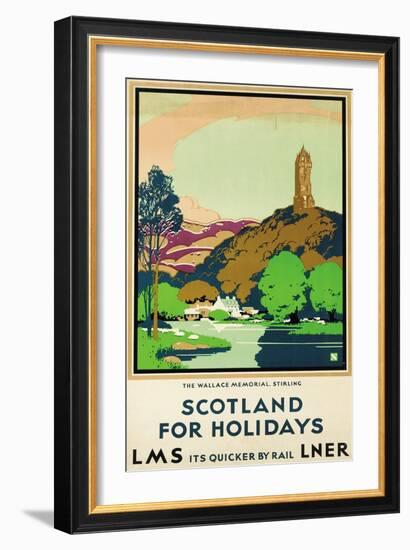 Scotland for Holidays, Poster Advertising British Railways-null-Framed Giclee Print