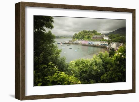 Scotland Portree Harbor On Skye Island-Philippe Manguin-Framed Photographic Print