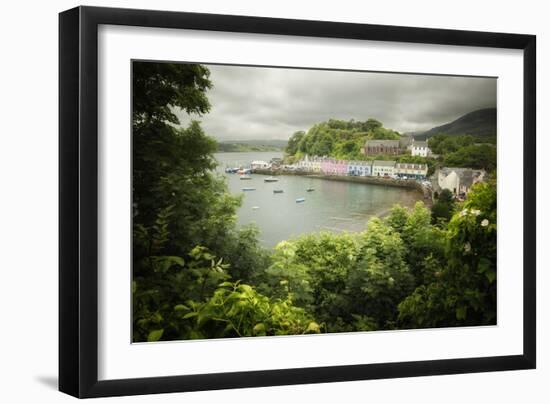 Scotland Portree Harbor On Skye Island-Philippe Manguin-Framed Photographic Print