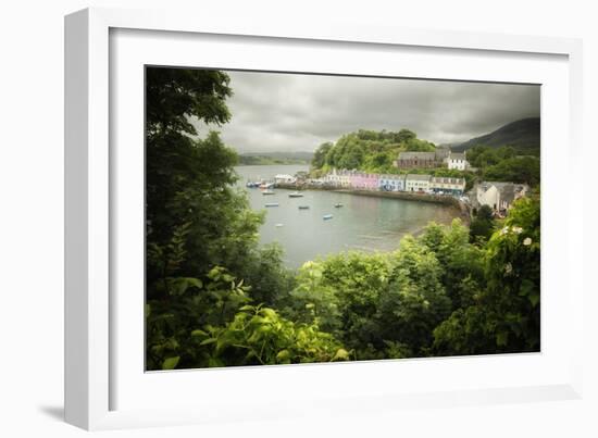 Scotland Portree Harbor On Skye Island-Philippe Manguin-Framed Photographic Print