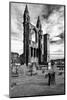 Scotland, St. Andrews, Old Cathedral, Ruin, B / W-Thomas Ebelt-Mounted Photographic Print