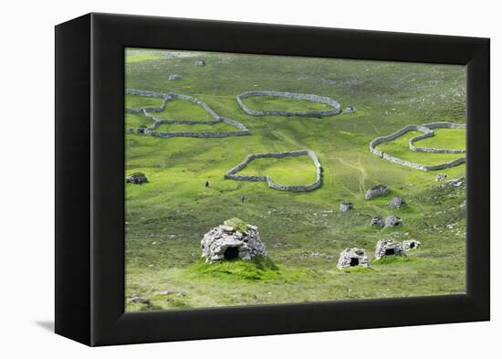 Scotland, St Kilda Archipelago, Hirta Island, Abandoned Settlement-Martin Zwick-Framed Premier Image Canvas