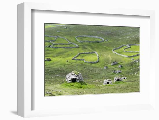 Scotland, St Kilda Archipelago, Hirta Island, Abandoned Settlement-Martin Zwick-Framed Photographic Print