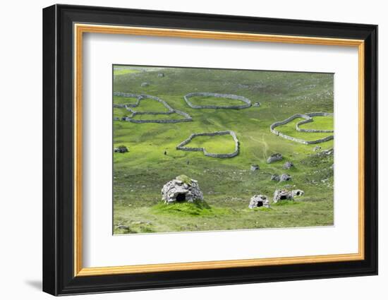 Scotland, St Kilda Archipelago, Hirta Island, Abandoned Settlement-Martin Zwick-Framed Photographic Print