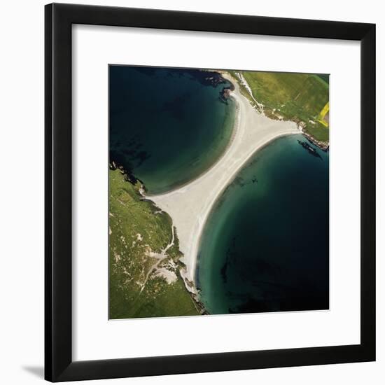 Scotland St Ninian's Tombolo-Adrian Warren-Framed Photographic Print