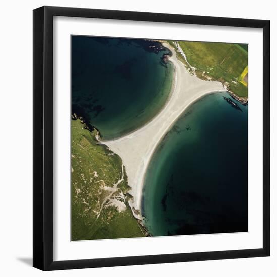 Scotland St Ninian's Tombolo-Adrian Warren-Framed Photographic Print