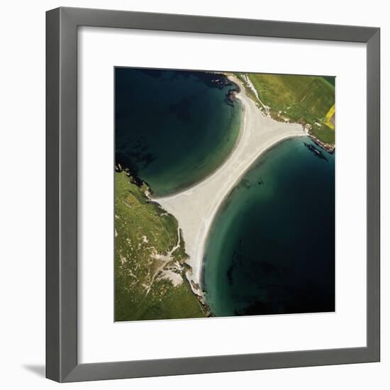 Scotland St Ninian's Tombolo-Adrian Warren-Framed Photographic Print