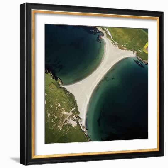 Scotland St Ninian's Tombolo-Adrian Warren-Framed Photographic Print