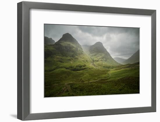 Scotland The Road To Glencoe By The Three Sisters-Philippe Manguin-Framed Photographic Print