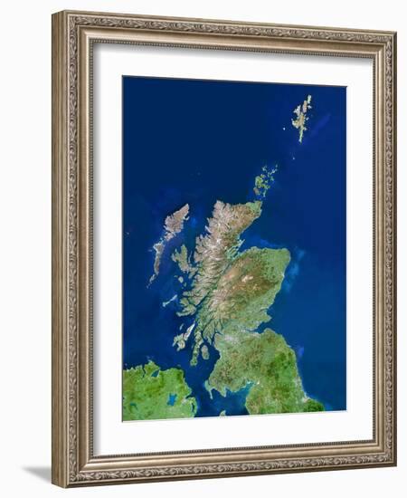 Scotland, UK, Satellite Image-PLANETOBSERVER-Framed Photographic Print