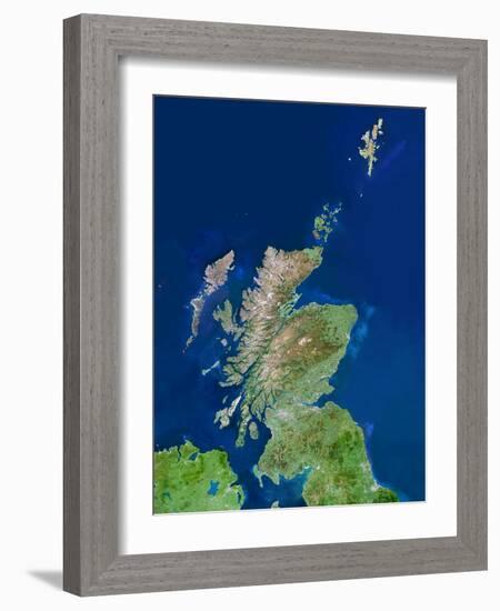 Scotland, UK, Satellite Image-PLANETOBSERVER-Framed Photographic Print