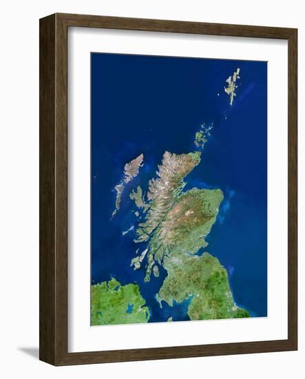 Scotland, UK, Satellite Image-PLANETOBSERVER-Framed Photographic Print