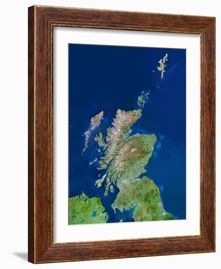 Scotland, UK, Satellite Image-PLANETOBSERVER-Framed Photographic Print